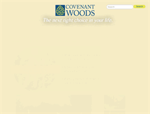 Tablet Screenshot of covenantwoods.com